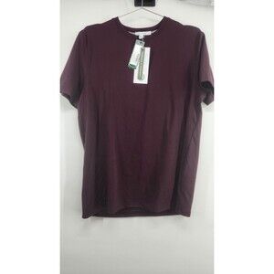 Threads 4 Thought Men's Burgundy Luxe Jersey Henley Shirt NWT